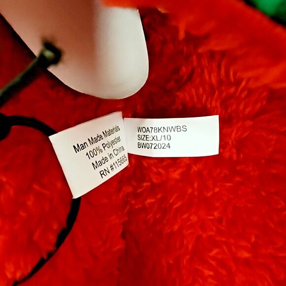 NWT Buddy Elf OMG Santa Ladies Slippers Size 10 - Picture 3 of 5